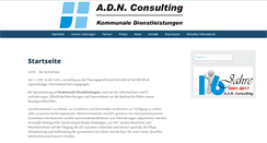 Desktop Screenshot of adn-consulting.de