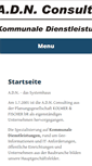Mobile Screenshot of adn-consulting.de