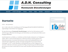 Tablet Screenshot of adn-consulting.de